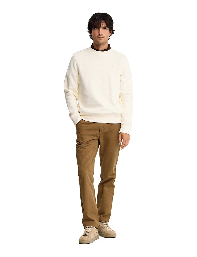 Sweatshirt relaxed fit Bege