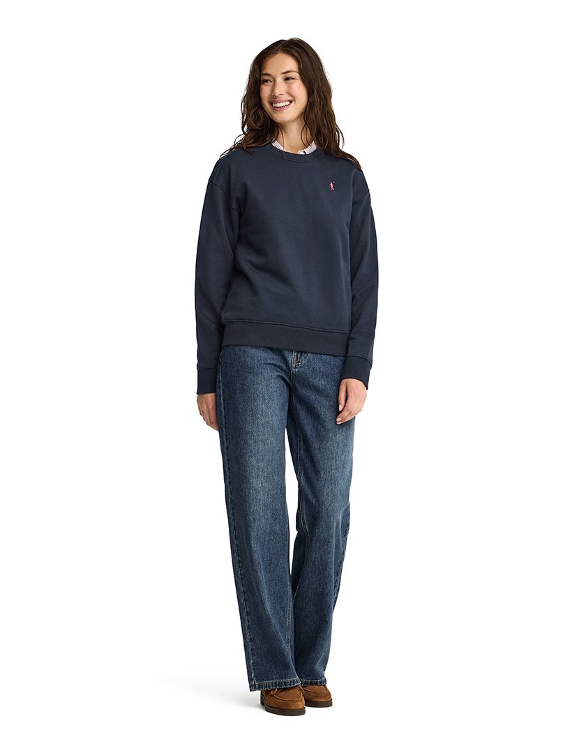 Sweatshirt boxy fit Azul Marinho