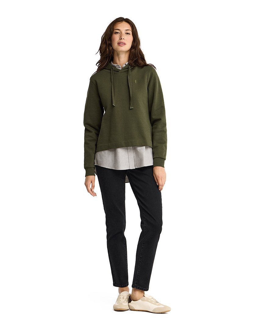 Sweatshirt regular fit Verde Militar