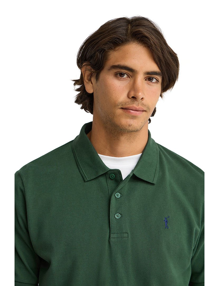 Pólo regular fit Verde