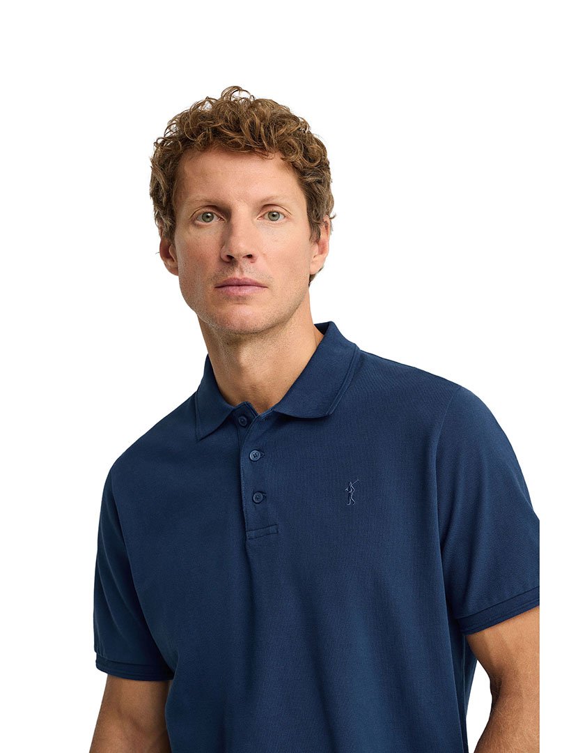 Pólo regular fit Azul Indigo