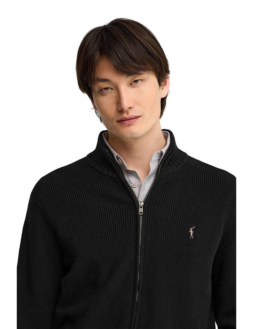 Cardigan de lã GG9 Preto