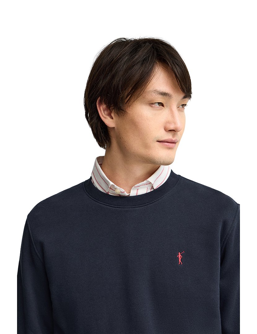 Sweatshirt relaxed fit Azul Marinho