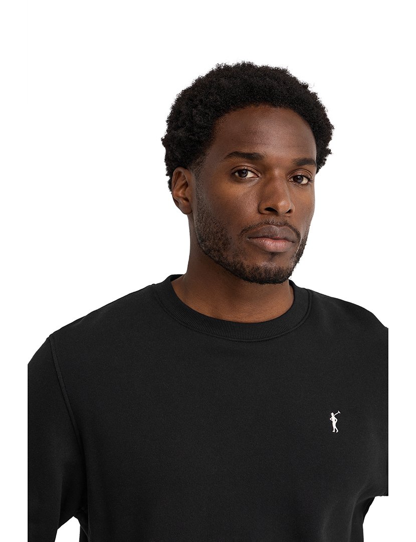 Sweatshirt relaxed fit Preto