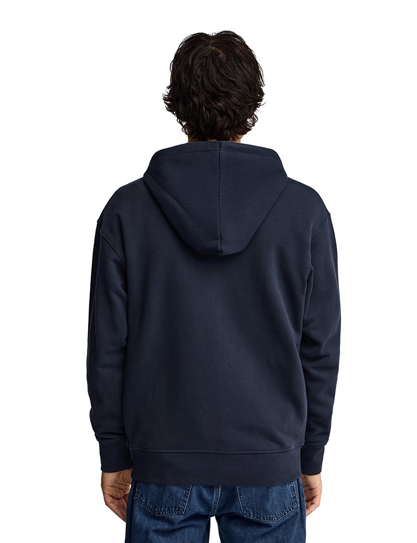 Sweatshirt com fecho Azul Marinho