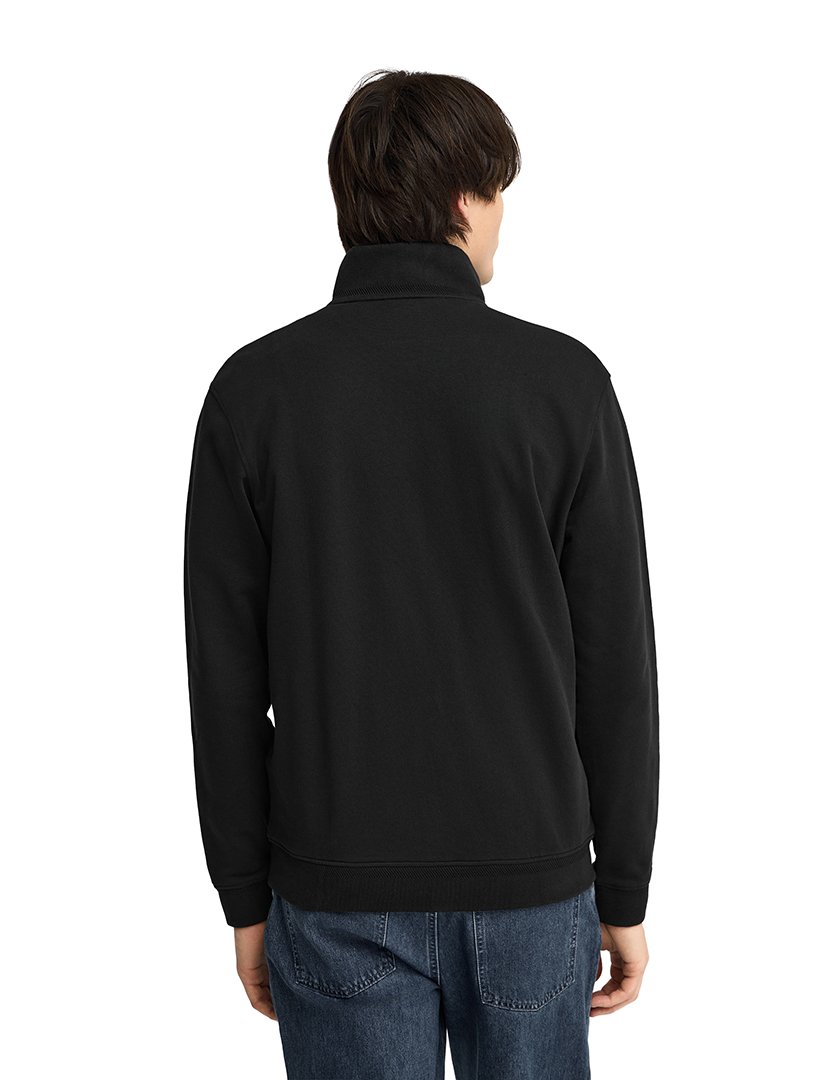 Cardigan com fecho Preto