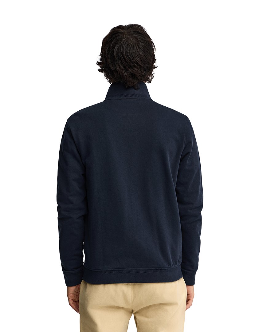 Cardigan com fecho Azul Marinho