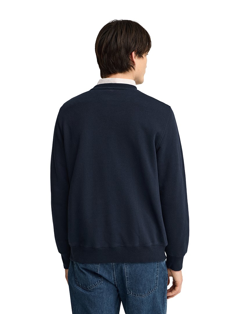 Sweatshirt Est Minimal Azul Marinho
