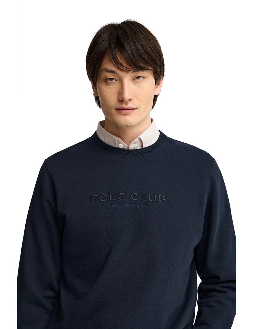 Sweatshirt Est Minimal Azul Marinho