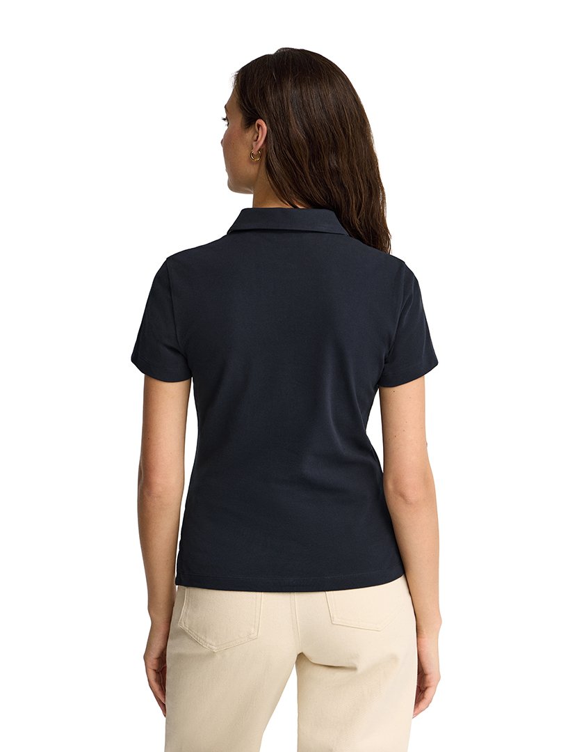 Pólo slim fit Azul Marinho