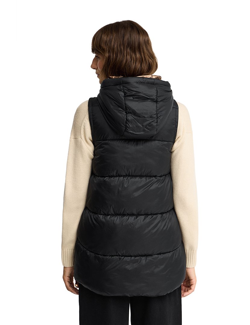 Colete acolchoado Beli Preto