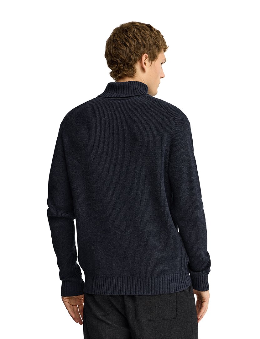 Camisola de gola alta GG9 Azul Marinho
