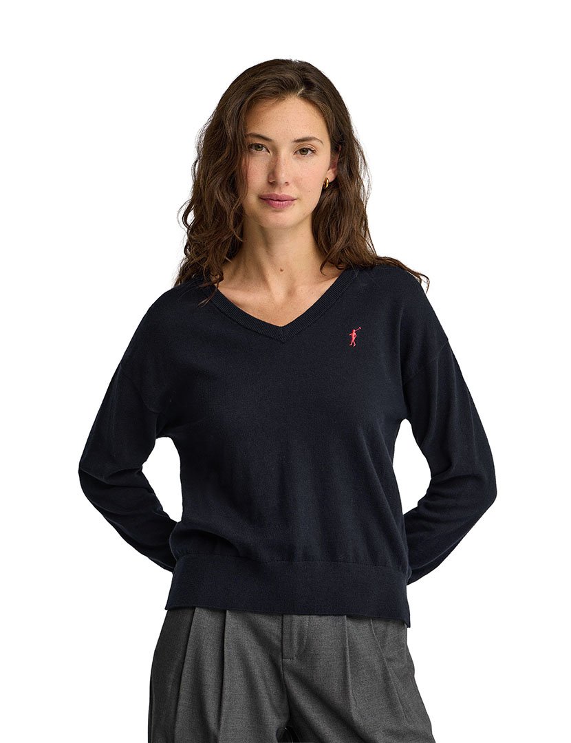 Camisola de lã GG12 Azul Marinho