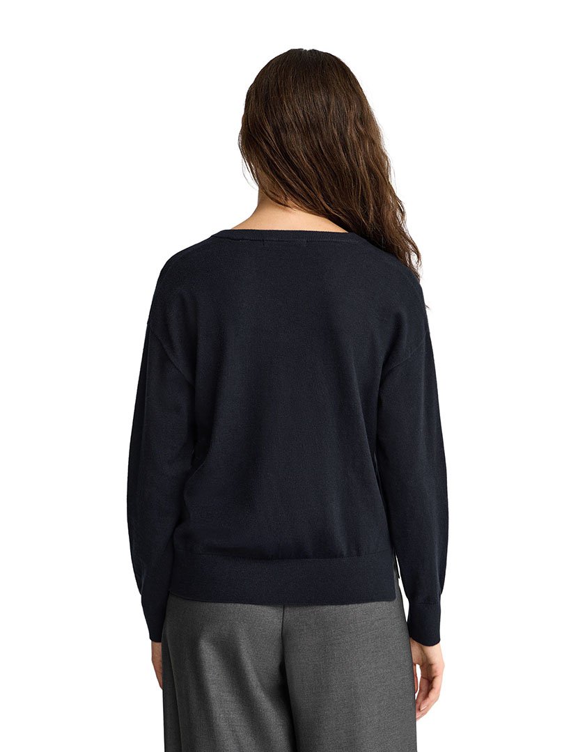 Camisola de lã GG12 Azul Marinho