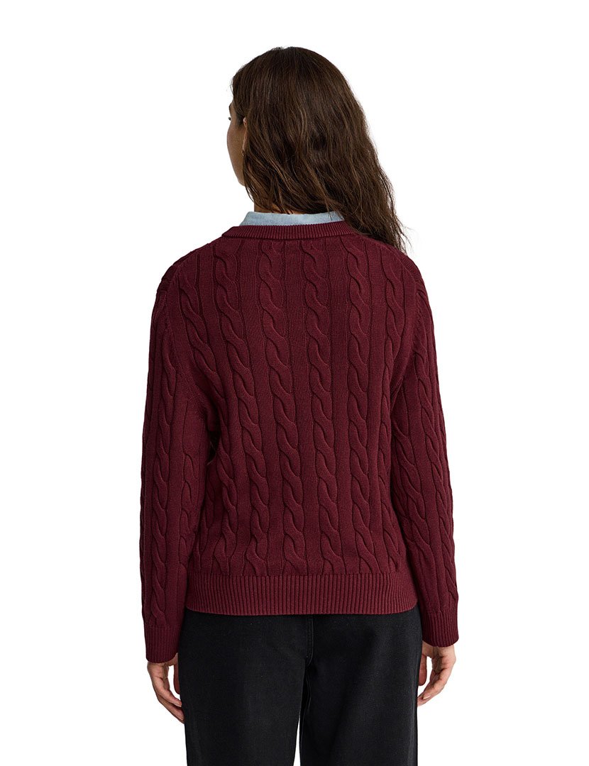 Camisola de malha GG9 Bordô