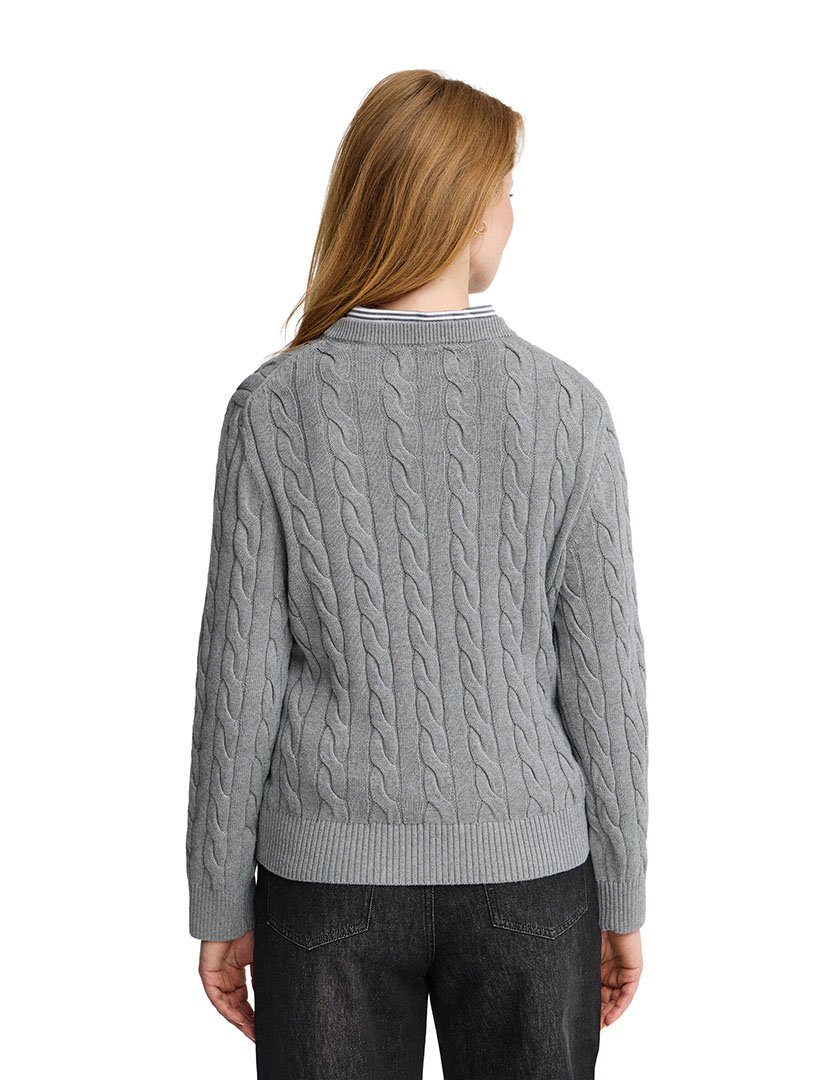 Camisola de malha GG9 Cinzento
