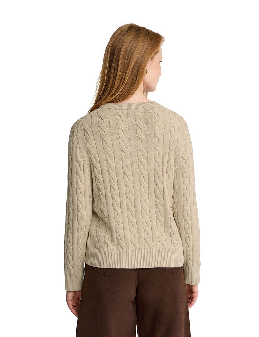 Camisola de malha GG9 Bege