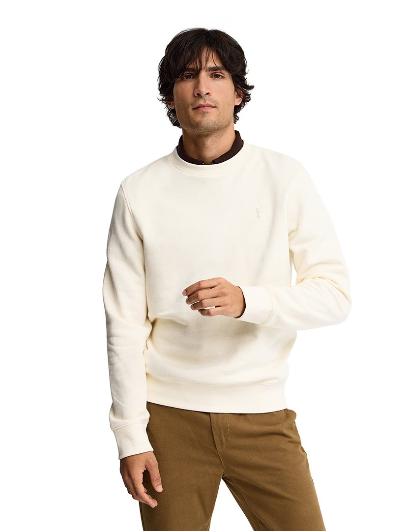 Sweatshirt relaxed fit Bege