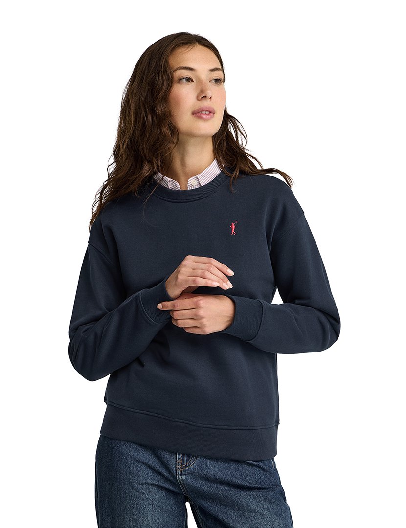 Sweatshirt boxy fit Azul Marinho
