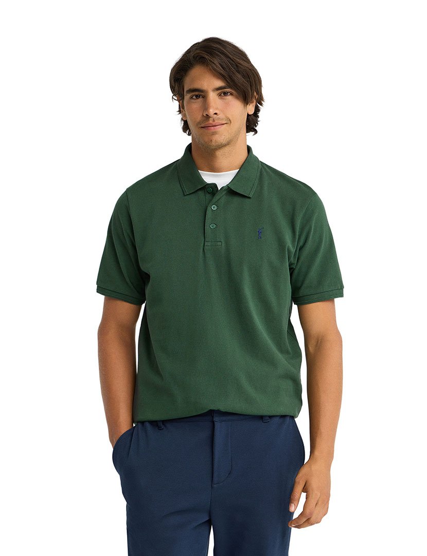 Pólo regular fit Verde