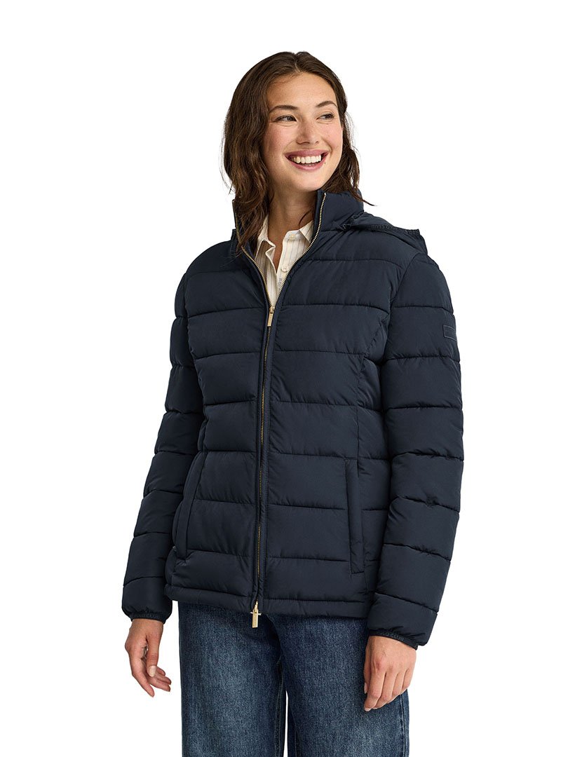 Casaco acolchoado ultralight Cira Azul Marinho