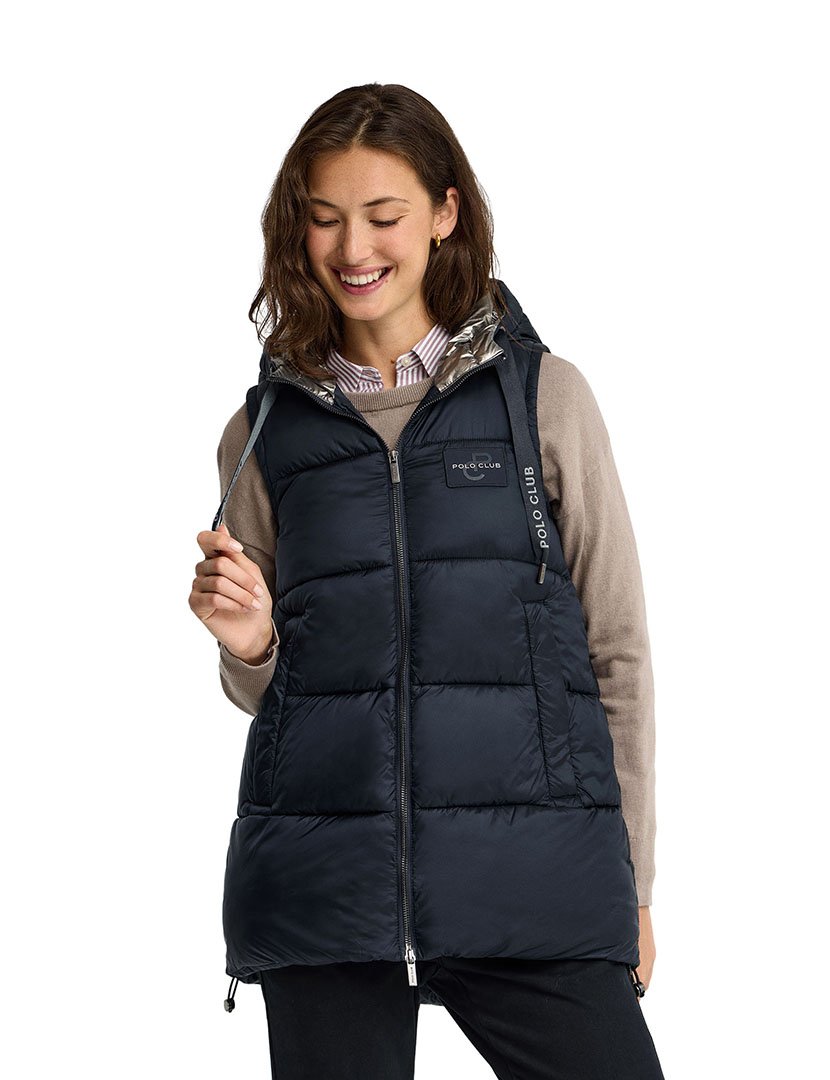 Colete acolchoado Beli Azul Marinho