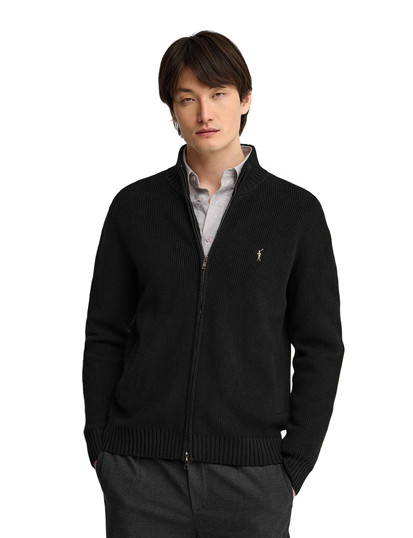 Cardigan de lã GG9 Preto