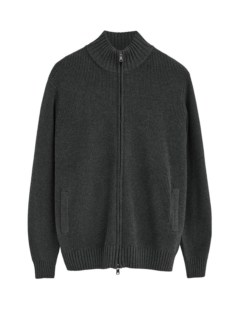 Cardigan de lã GG9 Cinzento