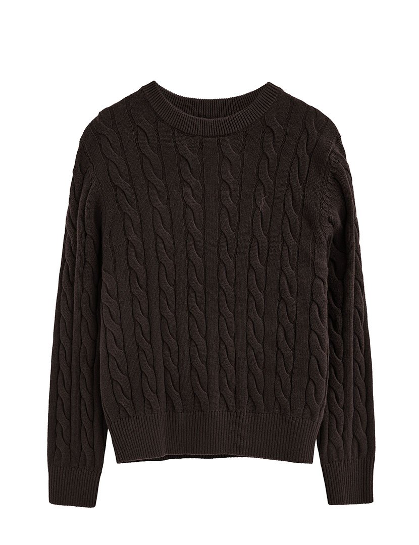 Camisola de malha GG9 Castano Escuro