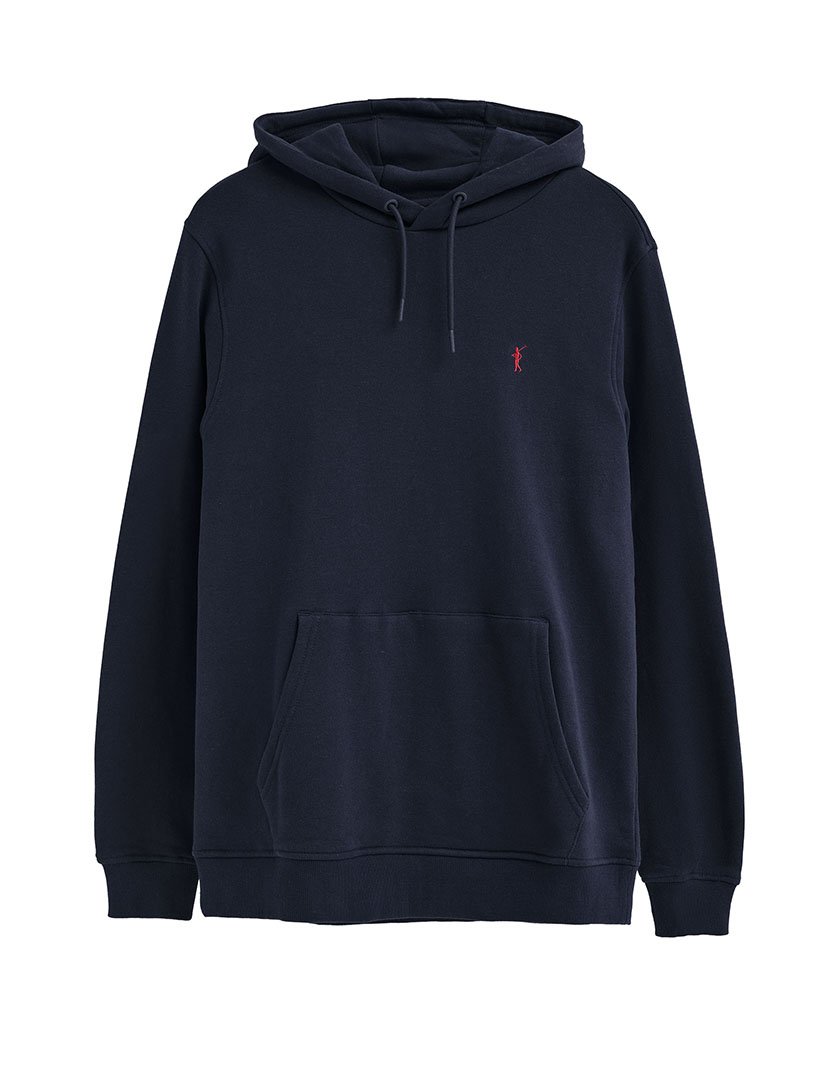 Sweatshirt com capuz slim fit Azul Marinho