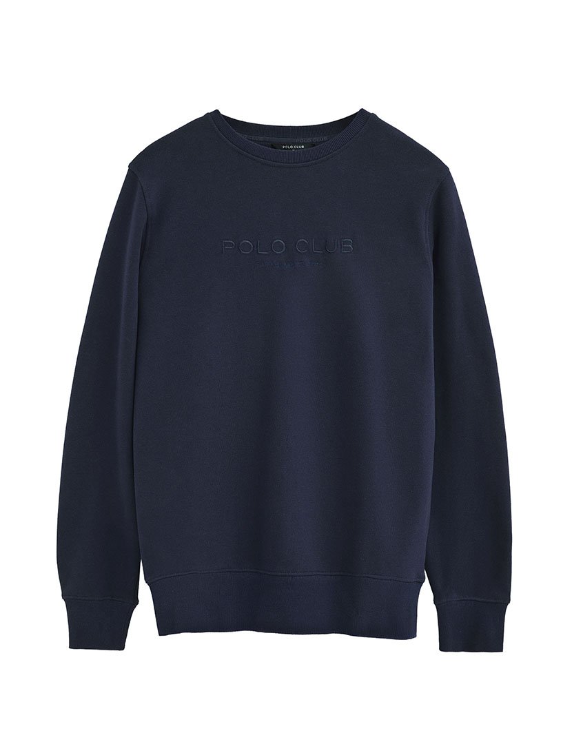 Sweatshirt Est Minimal Azul Marinho
