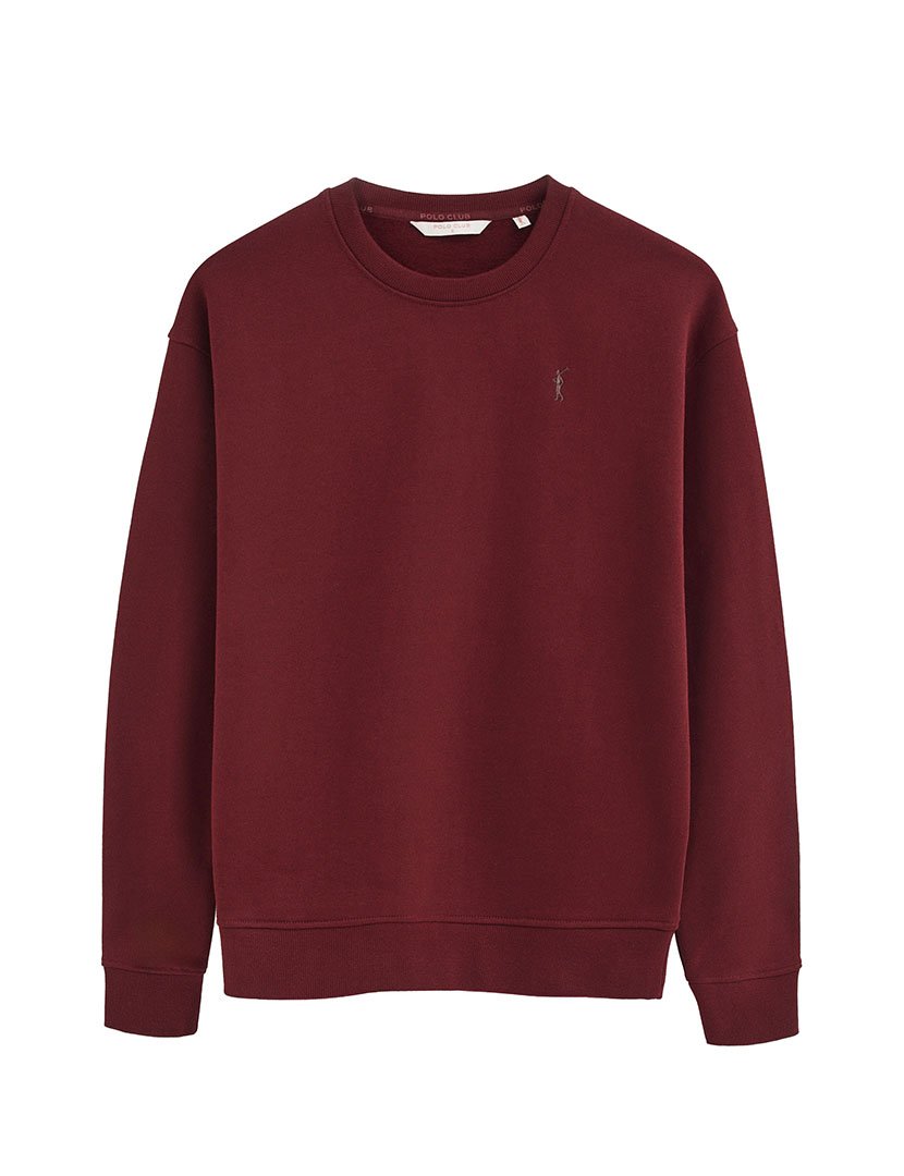 Sweatshirt boxy fit Bordô