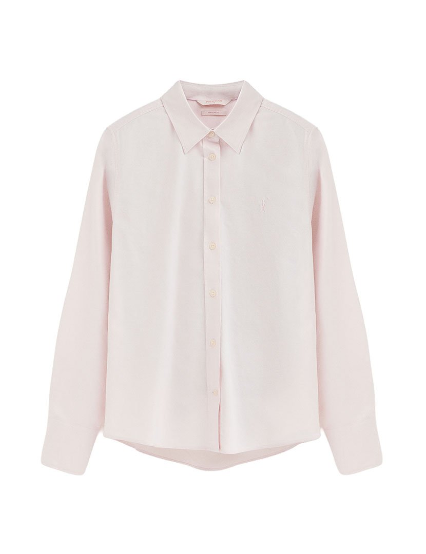 Camisa de manga comprida Oxford Rosa claro