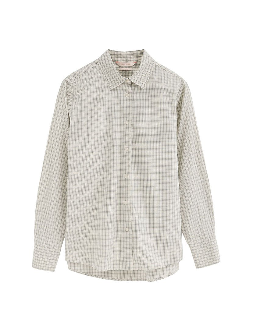 Camisa de manga comprida relaxed fit Branco