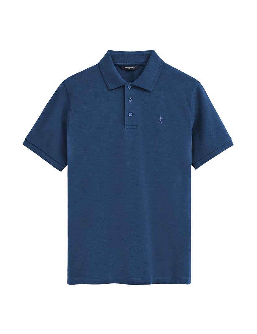 Pólo regular fit Azul Indigo