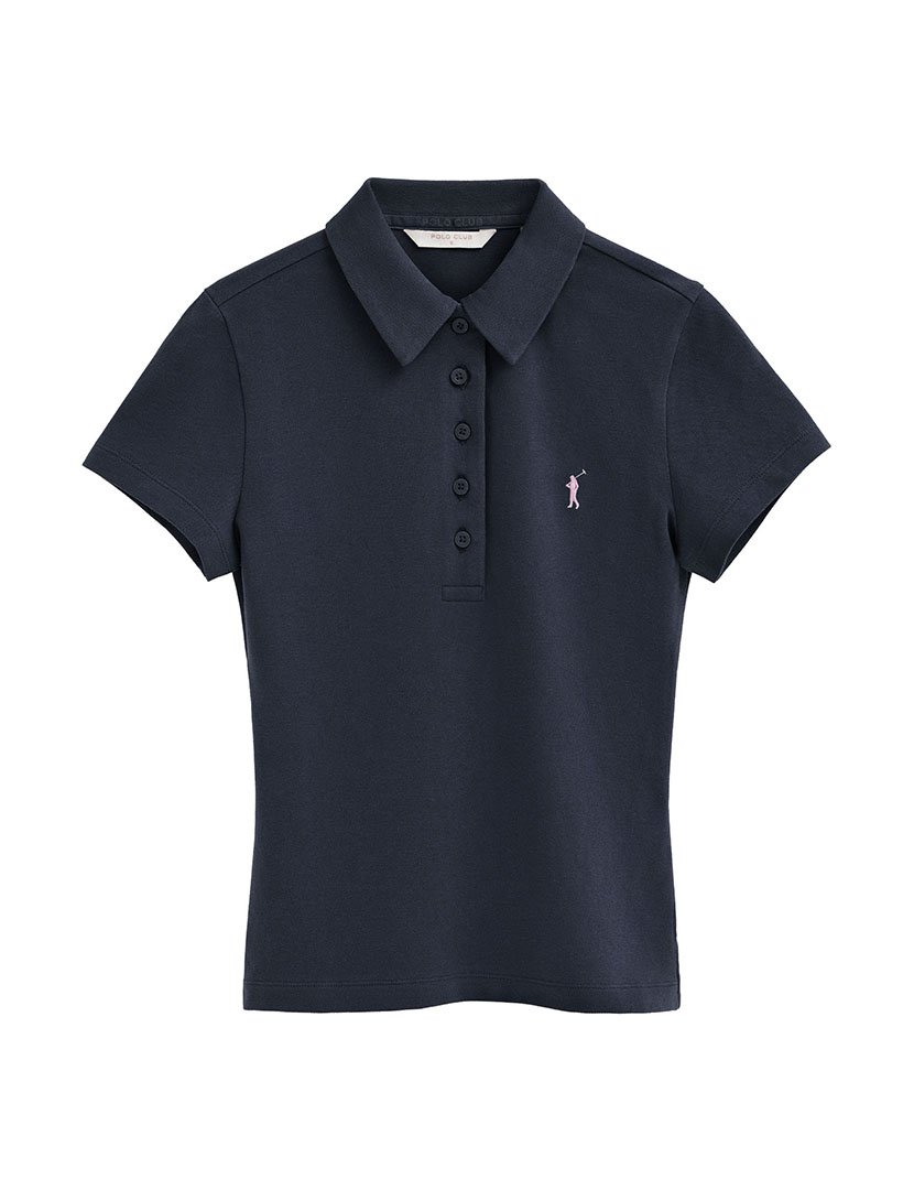 Pólo slim fit Azul Marinho