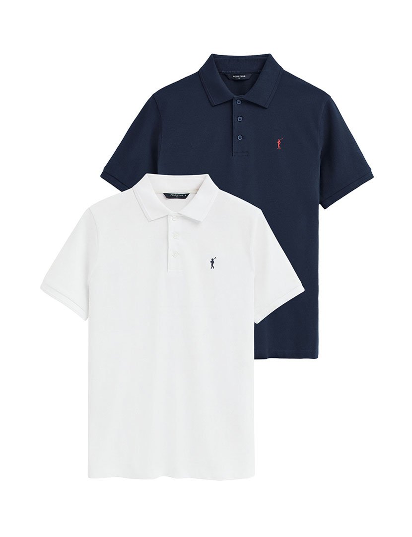 Pack 2 Pólos regular fit