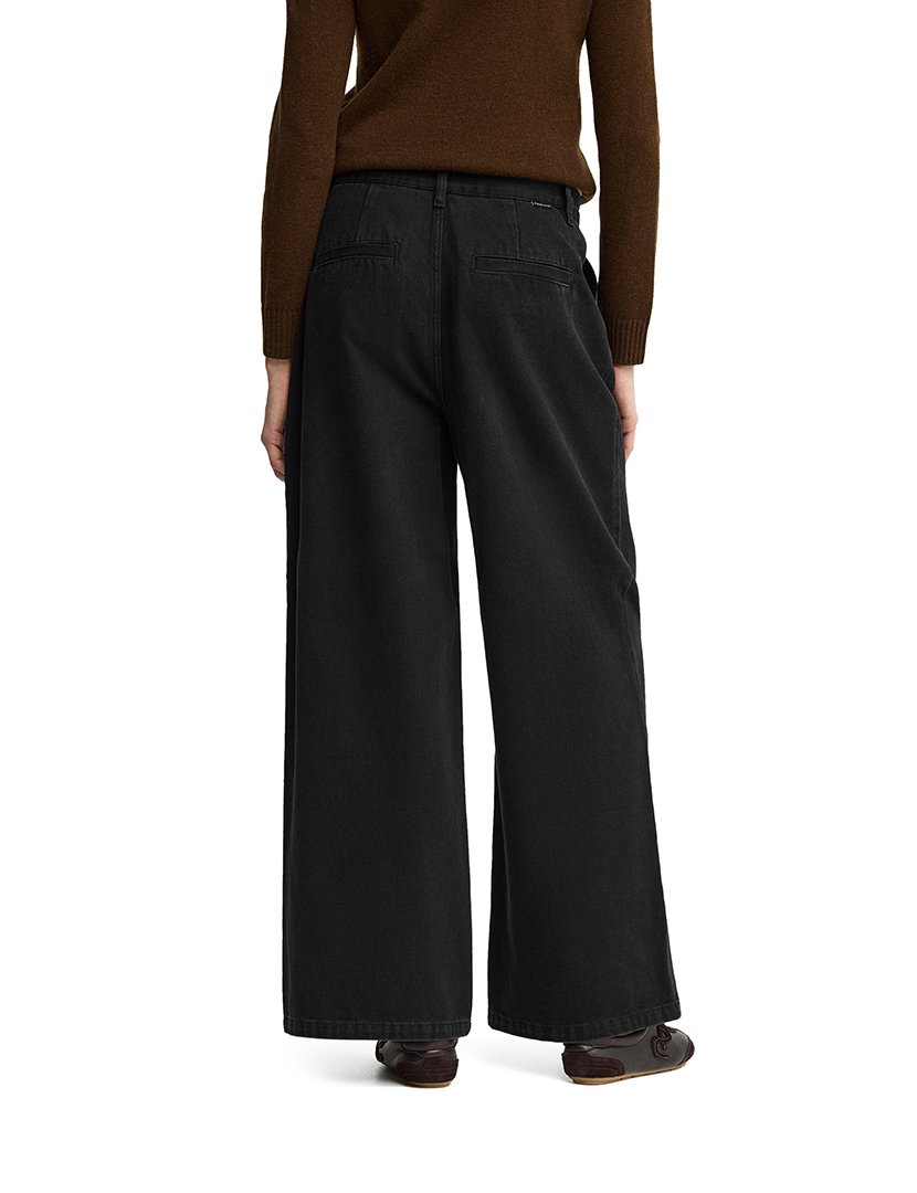 Calças de ganga Wide Leg Preto