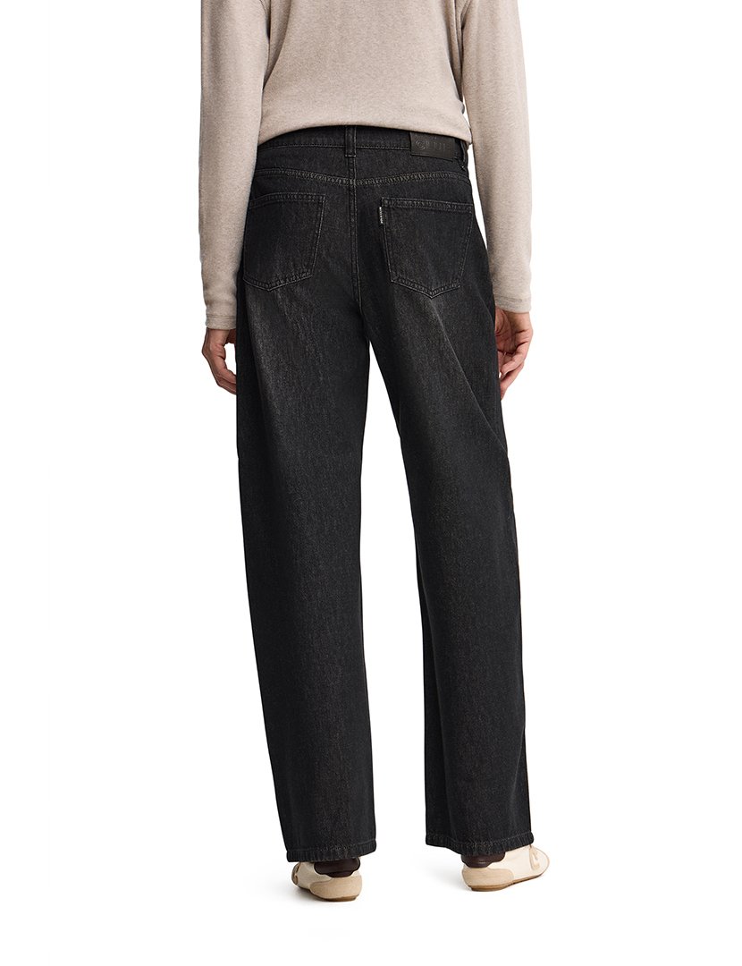 Calças de ganga Wide Leg Cinzento Escuro