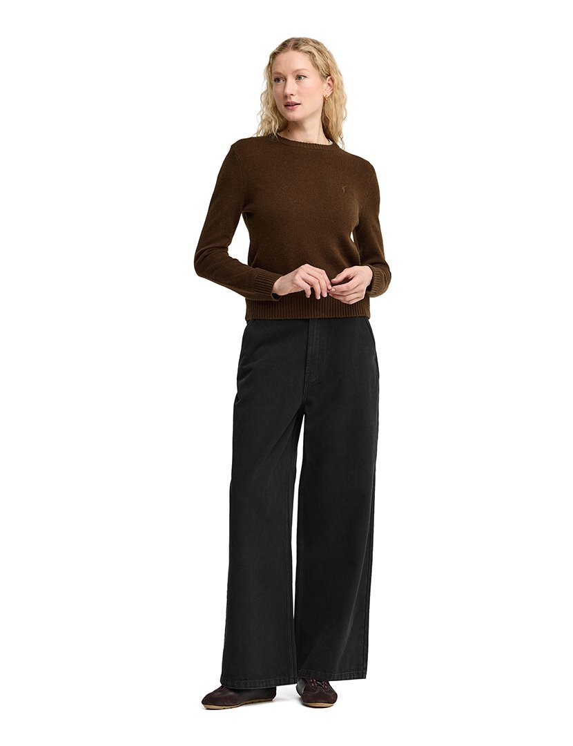 Calças de ganga Wide Leg Preto