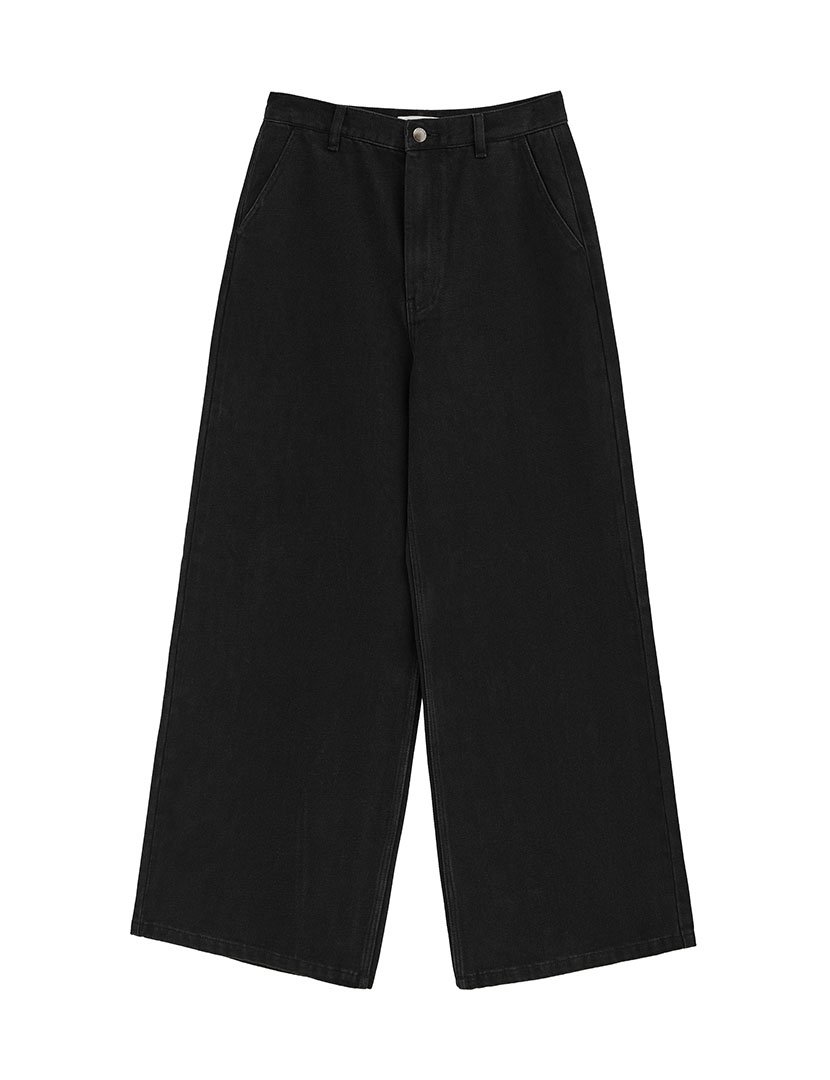 Calças de ganga Wide Leg Preto