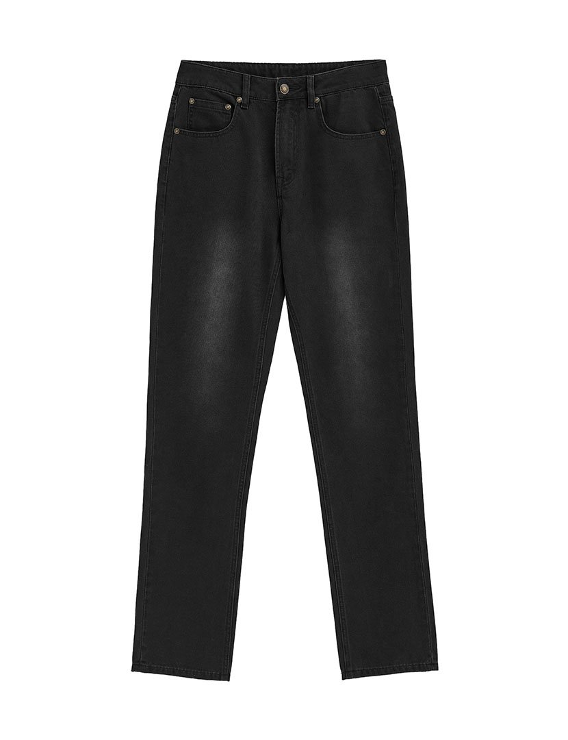 Calças de ganga Straight Fit Preto