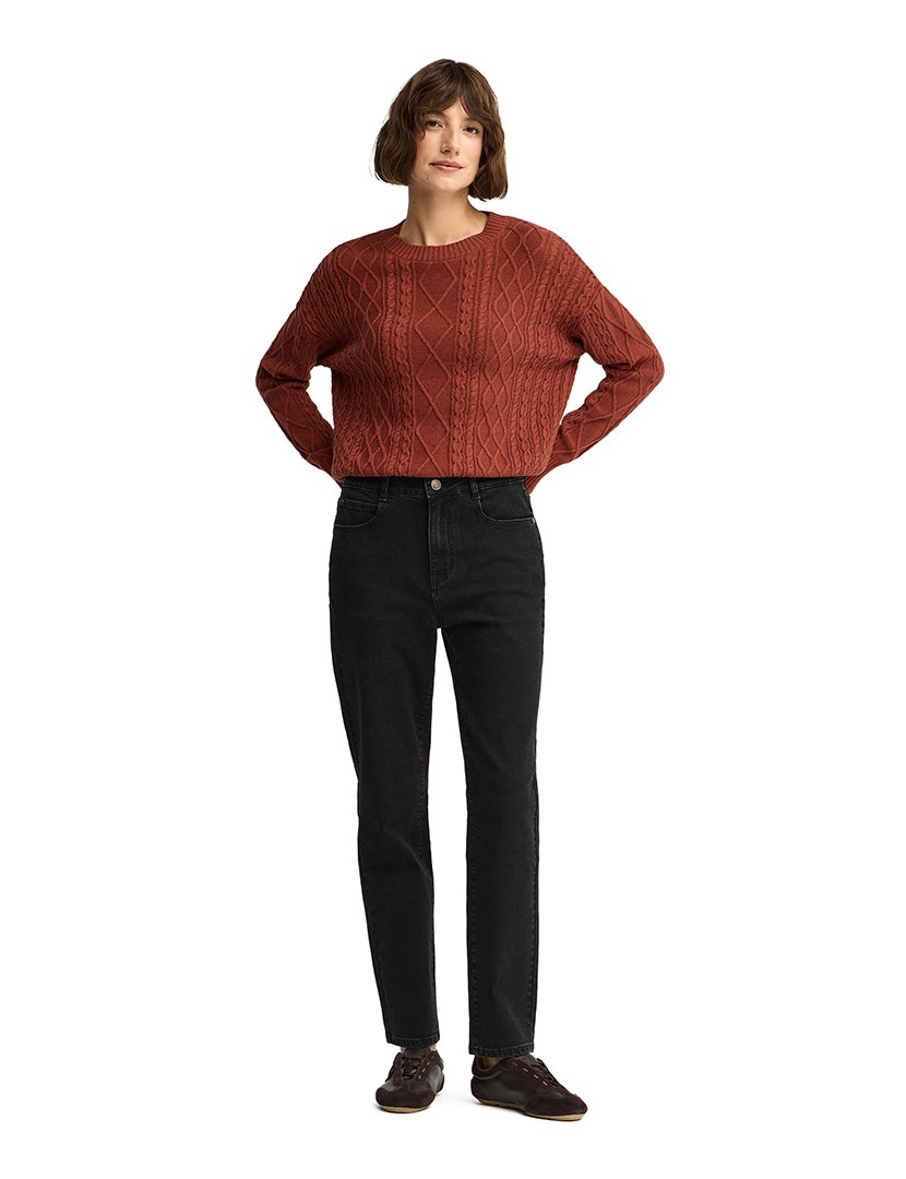 Calças de ganga slim fit Preto