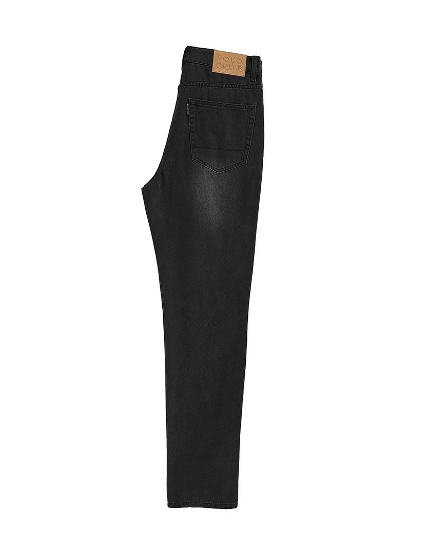 Calças de ganga Straight Fit Preto