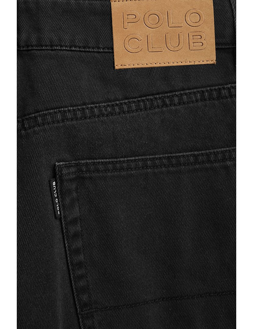 Calças de ganga Straight Fit Preto