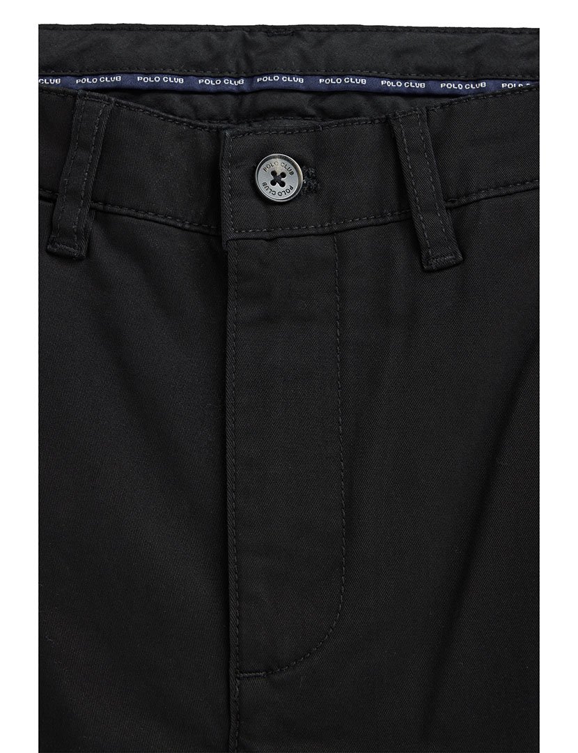 Calças Chino slim fit Preto